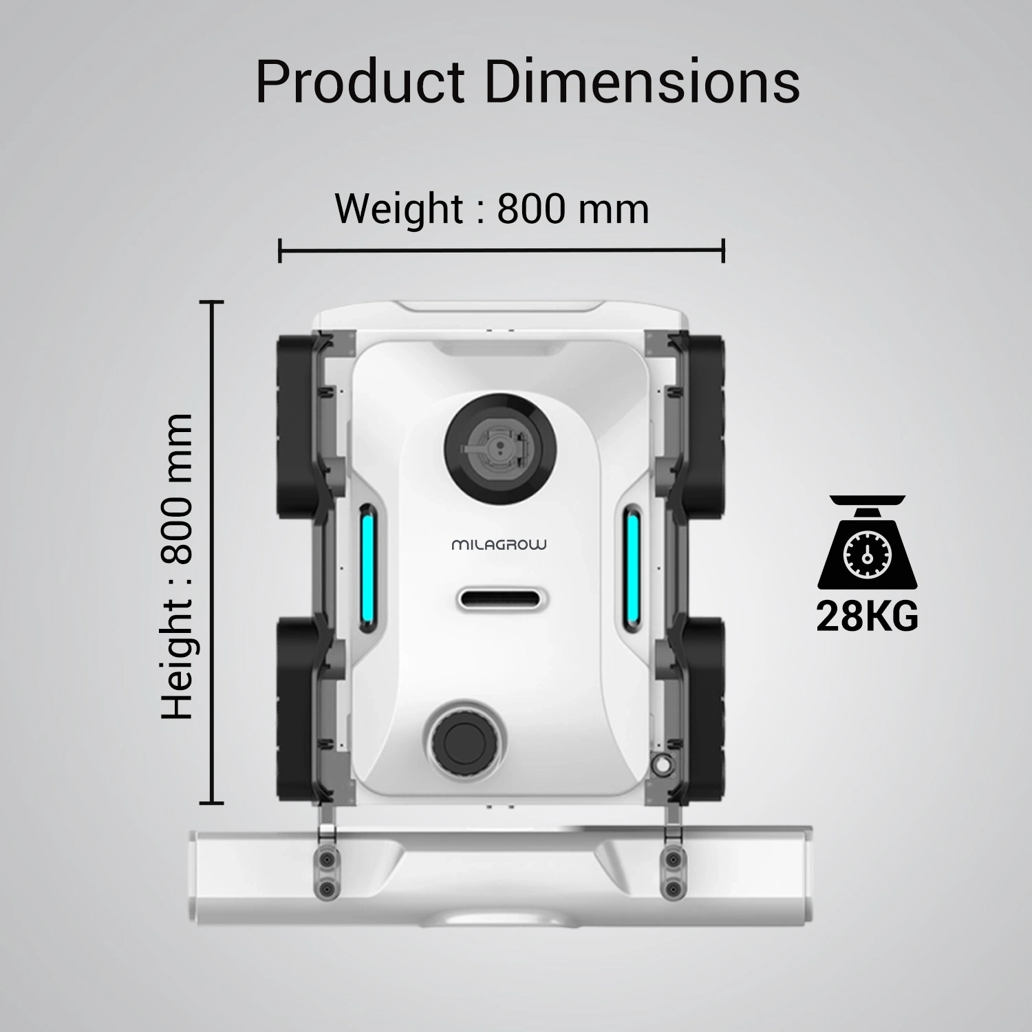 Low altitude Curtain Wall Cleaning Robot J1LA1