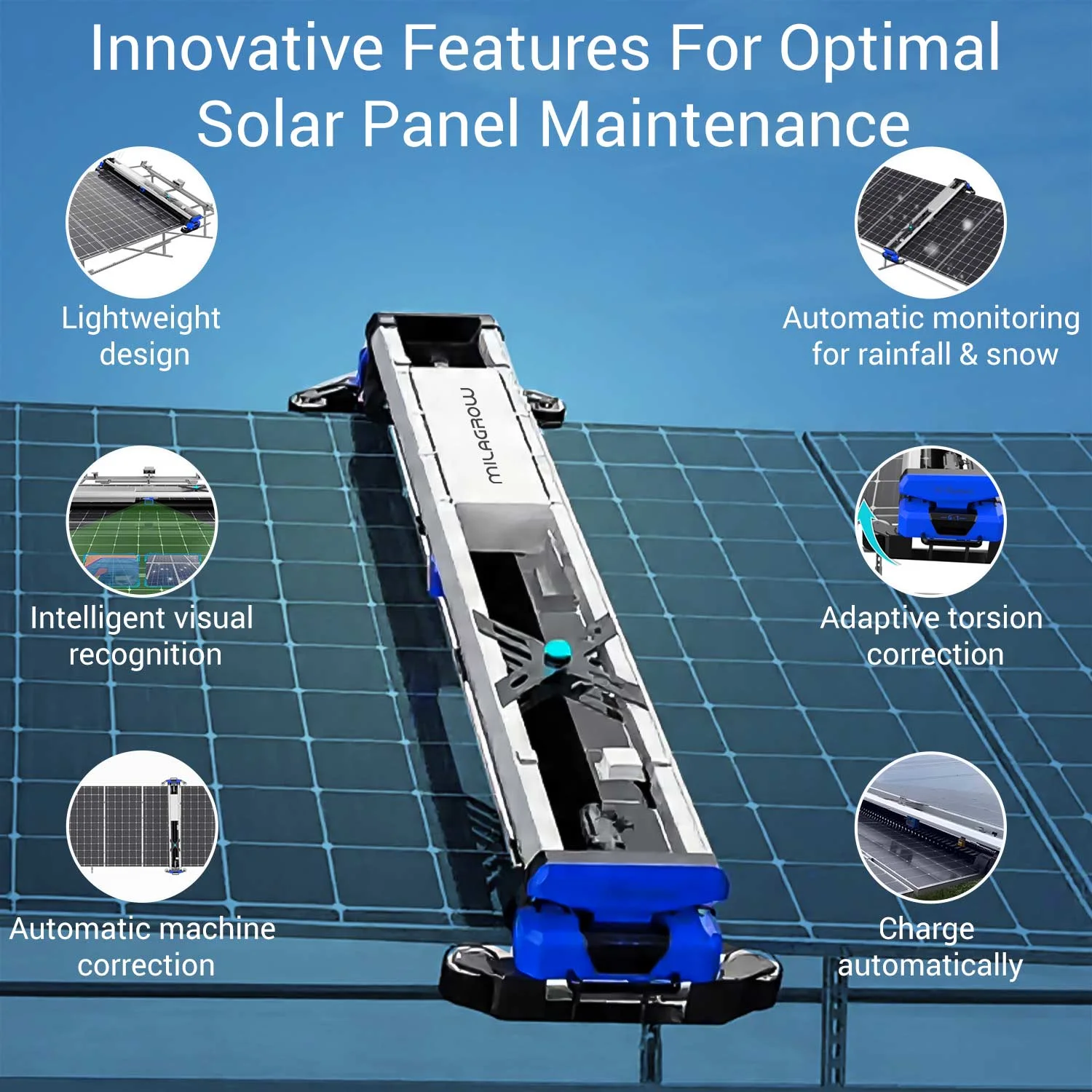 Solar Panel Customized Cleaning Robot G1SP1