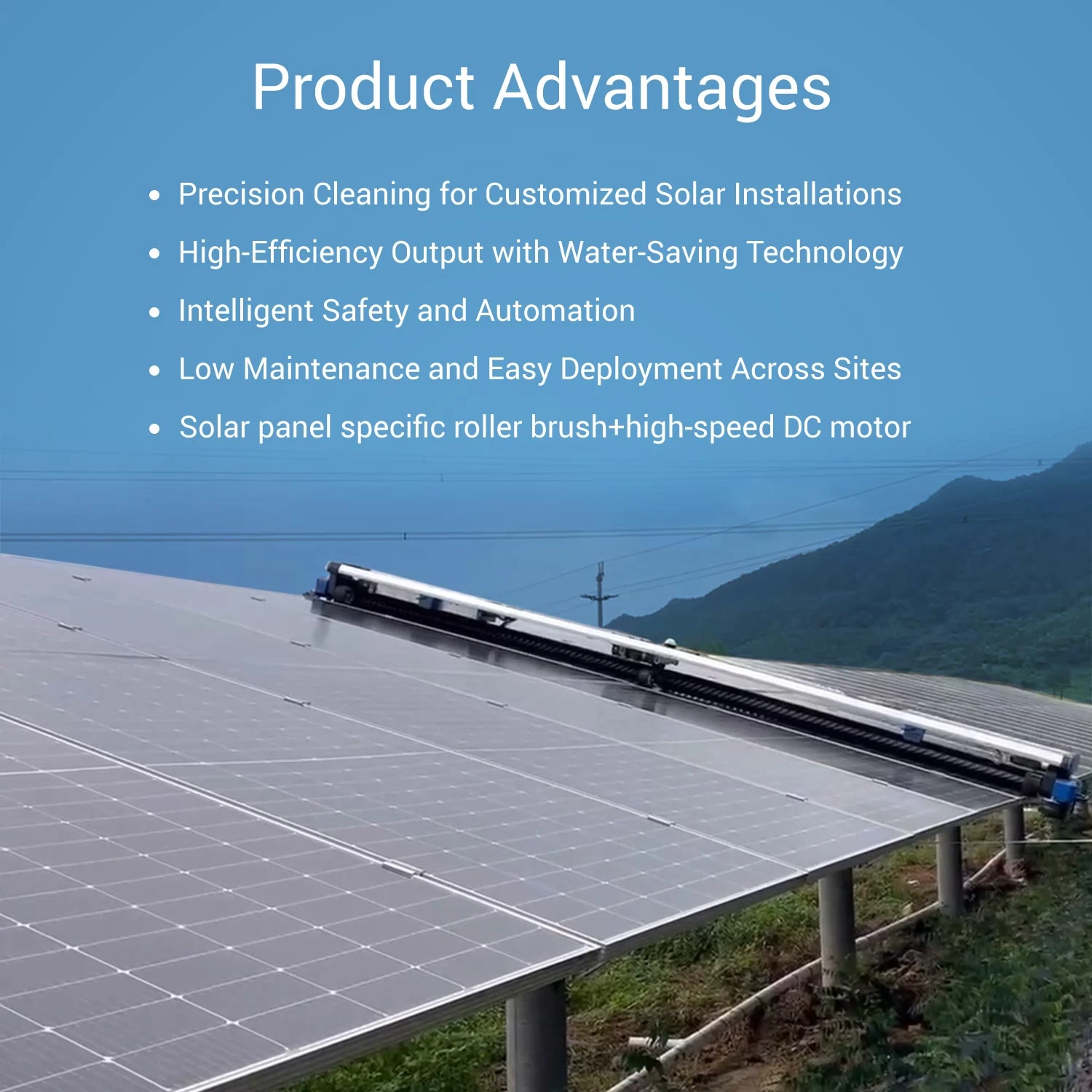 Solar Panel Customized Cleaning Robot G1SP1