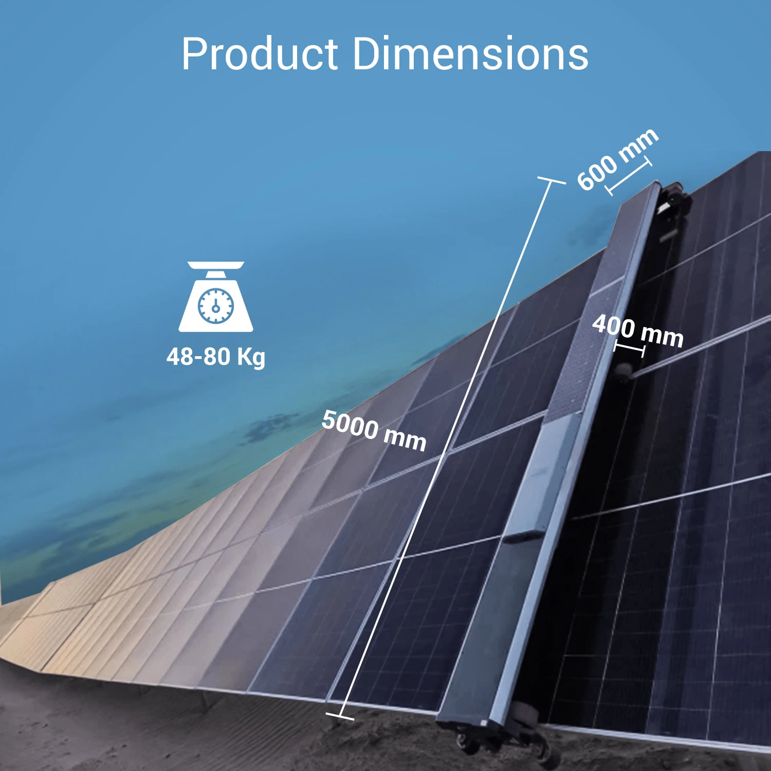 Solar Panel Customized Cleaning Robot G1SP1