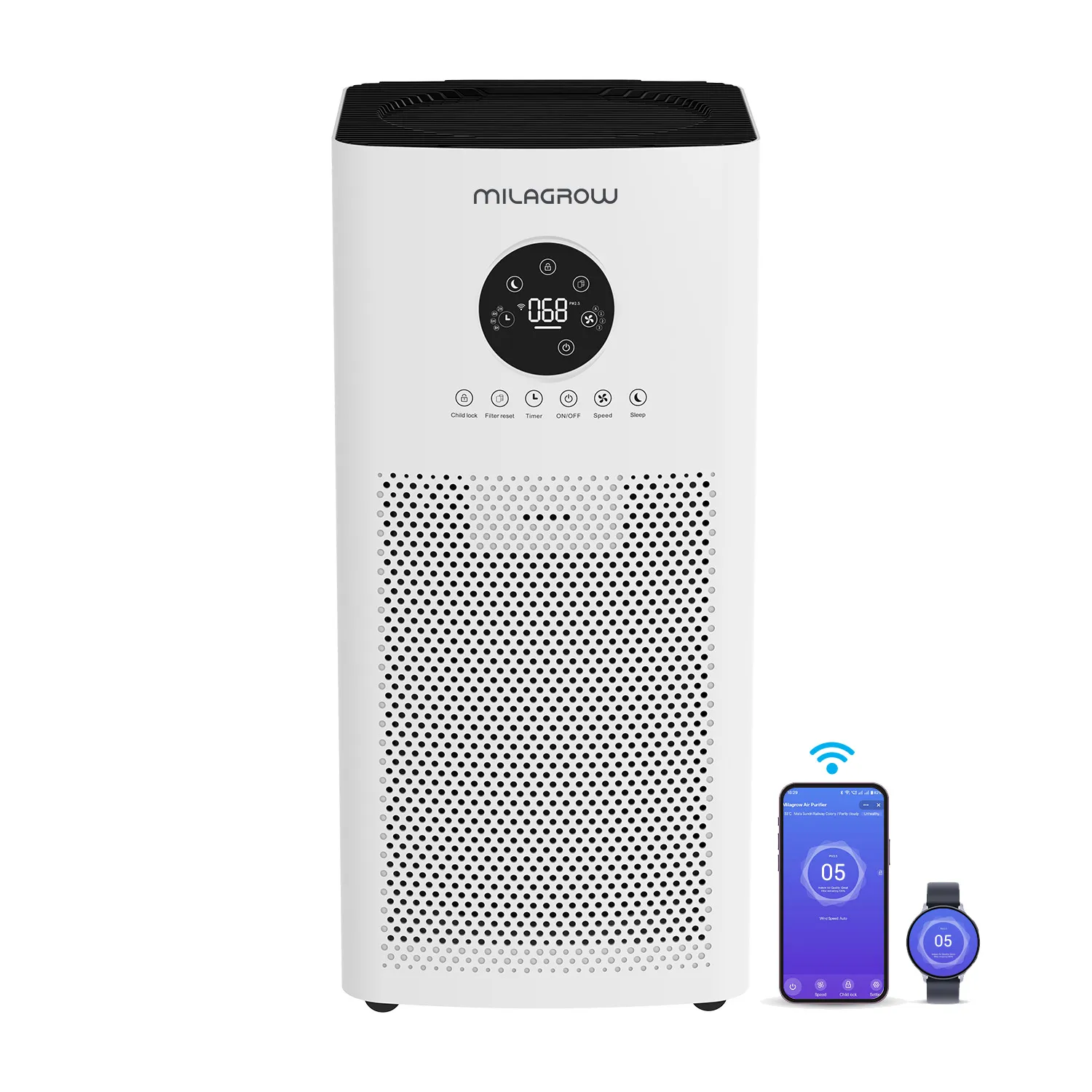 MILAGROW iRambo Smart Air Purifier