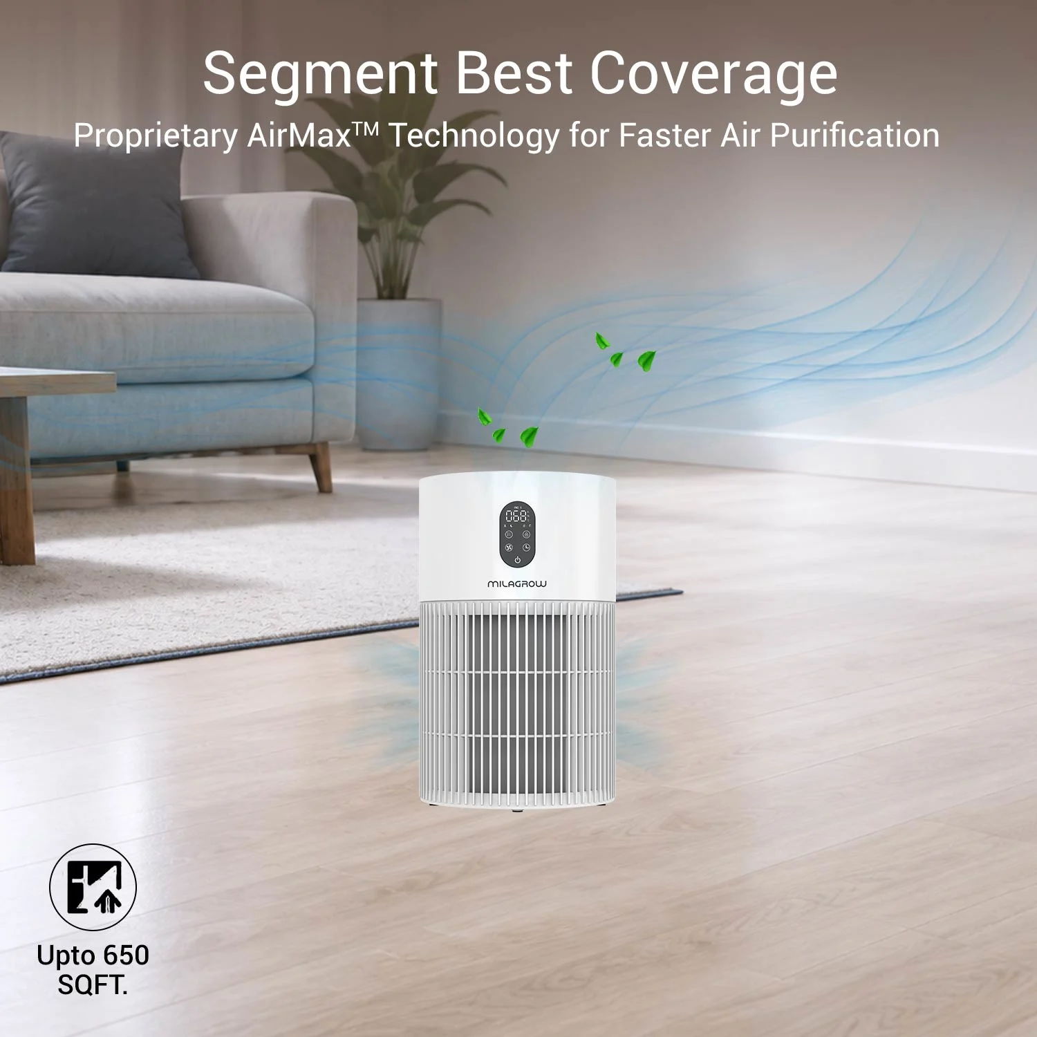 MILAGROW Tyson Tablet Air Purifier