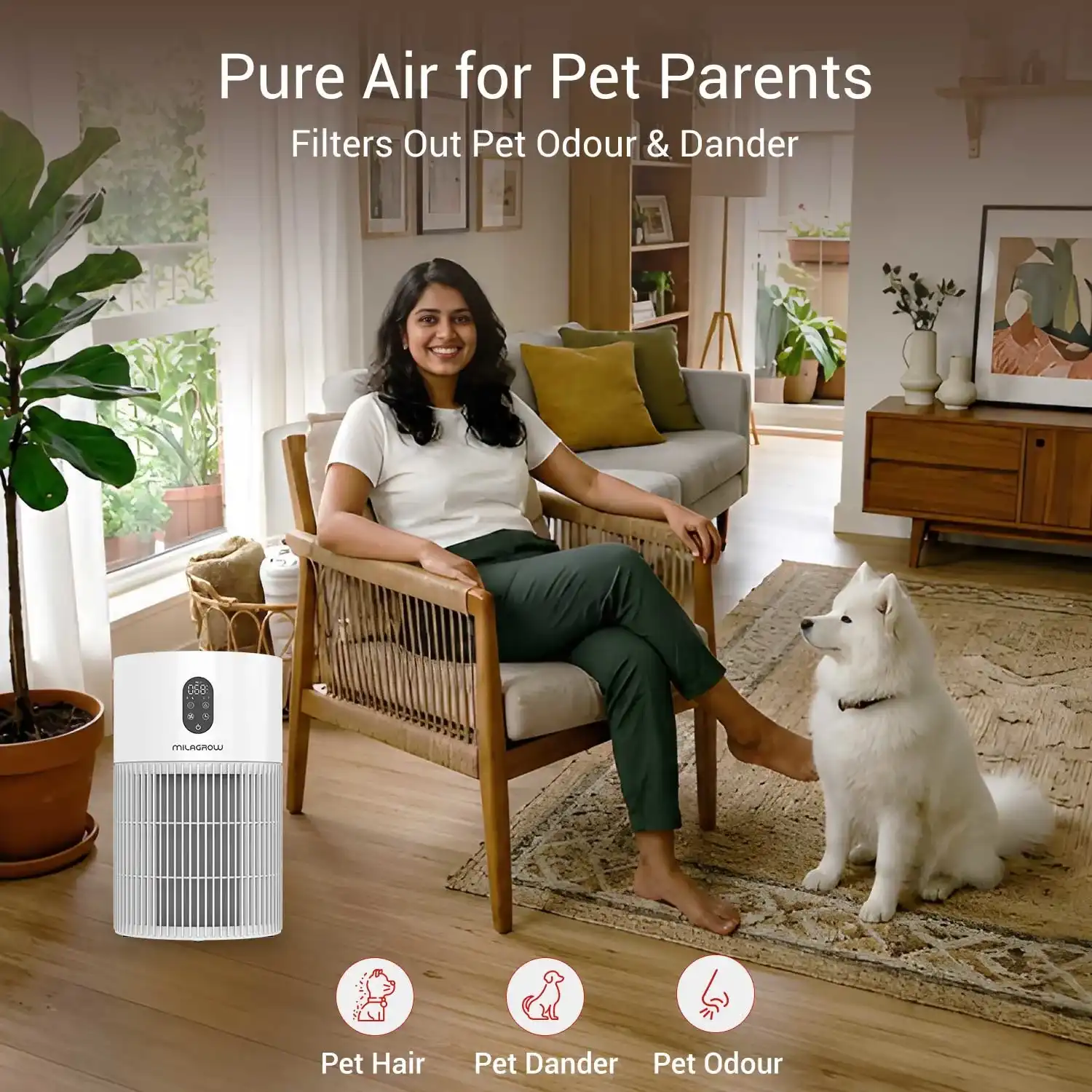 MILAGROW Tyson Tablet Air Purifier