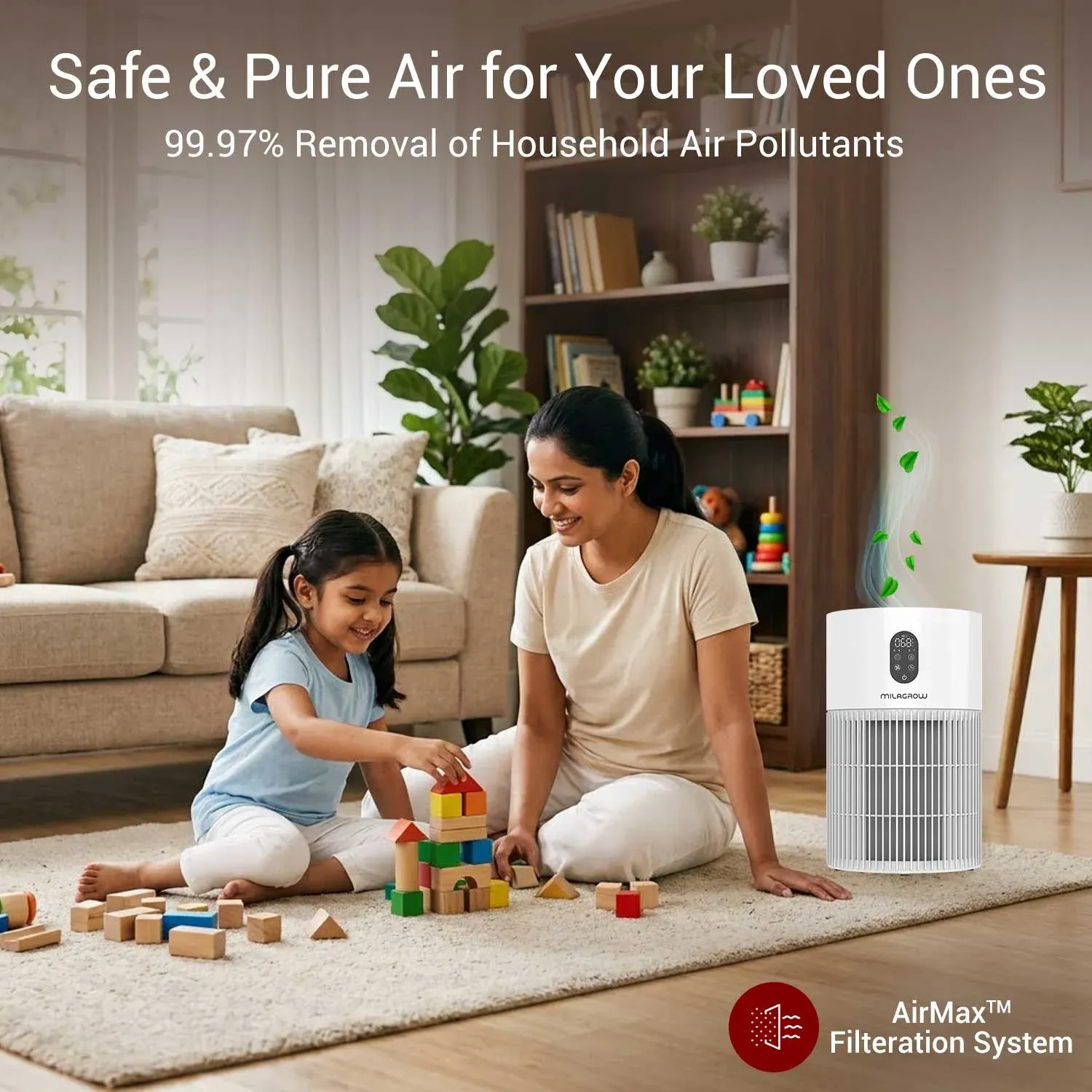 MILAGROW Tyson Tablet Air Purifier