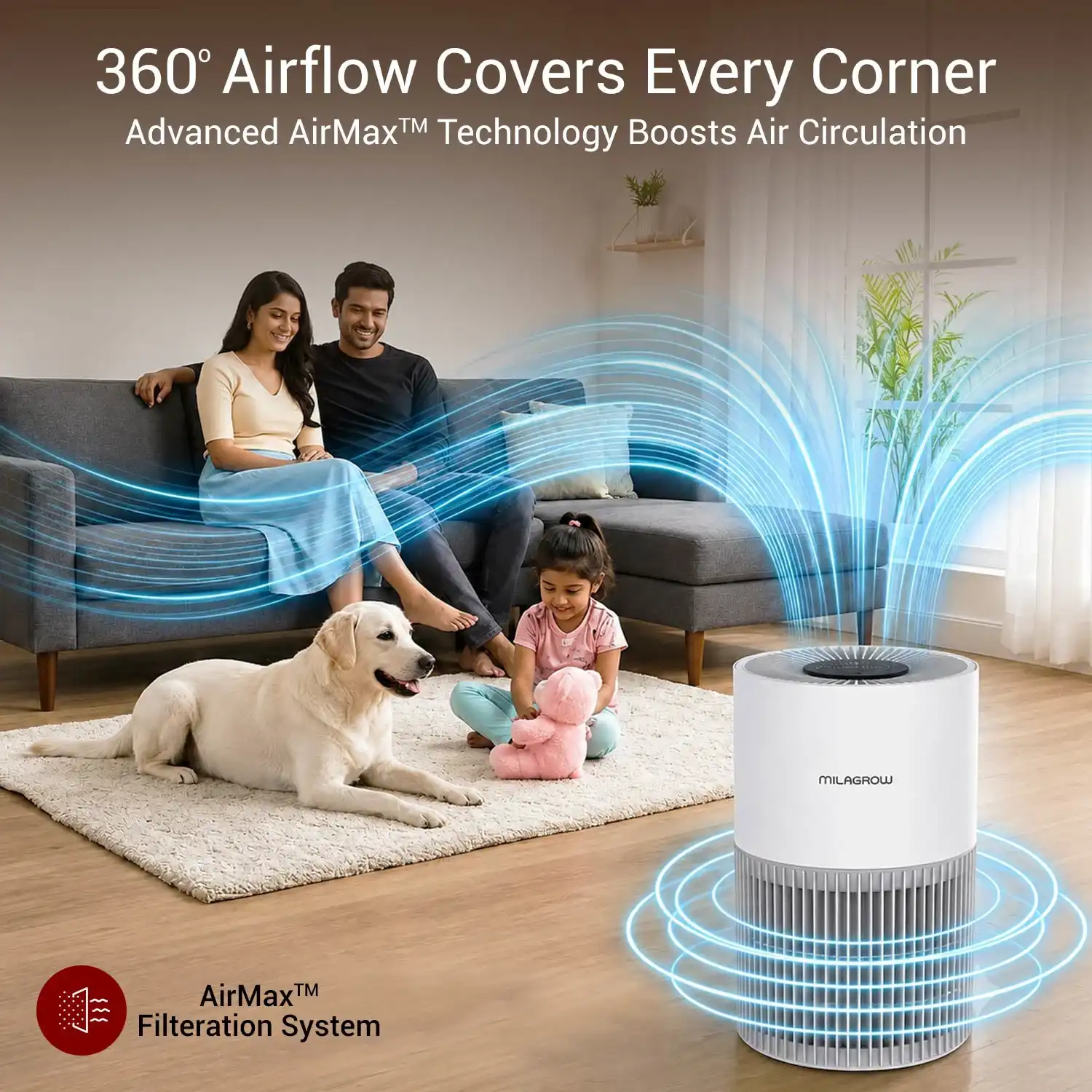 MILAGROW MiniBond Air Purifier